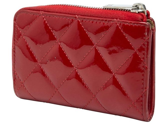 Monedero Chanel Coco Mark Matelassé Roja - vista 2