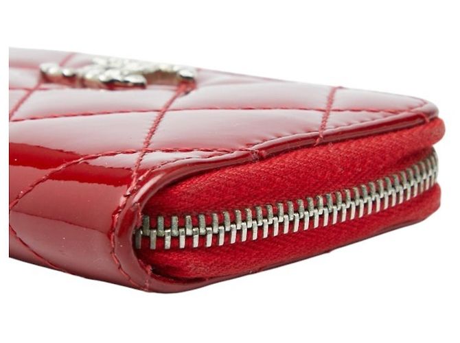 Monedero Chanel Coco Mark Matelassé Roja - vista 4