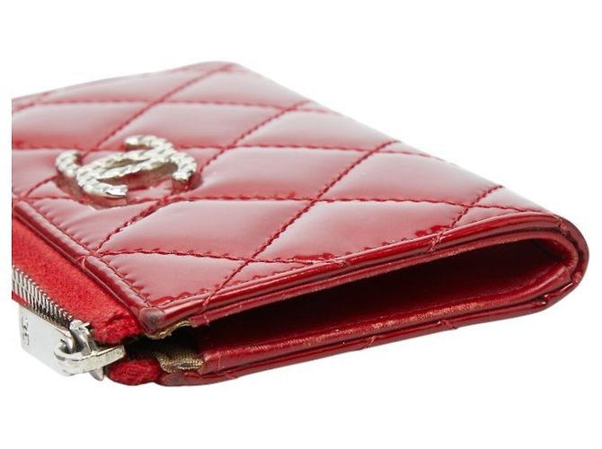 Monedero Chanel Coco Mark Matelassé Roja - vista 5