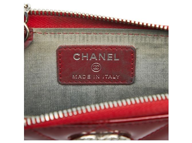 Monedero Chanel Coco Mark Matelassé Roja - vista 8