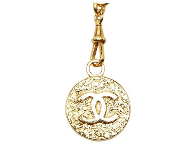 Timeless Cintura a Catena Chanel Coco Mark Vintage 1982 Nero D'oro - vista 2
