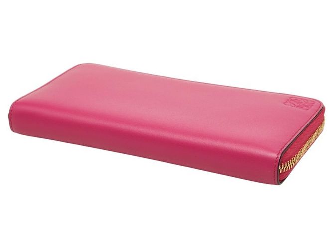 Portafoglio lungo con zip Anagram Loewe Rosa - vista 4