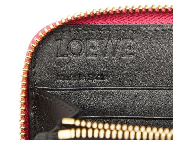 Portafoglio lungo con zip Anagram Loewe Rosa - vista 7