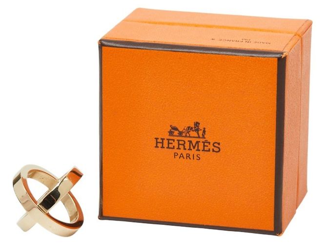 Hermès Hermes Cosmos Schalring in Gold Golden - vista 5