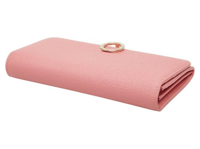 Bulgari Bvlgari Long Wallet aus rosa Leder Pink - Ansicht 5