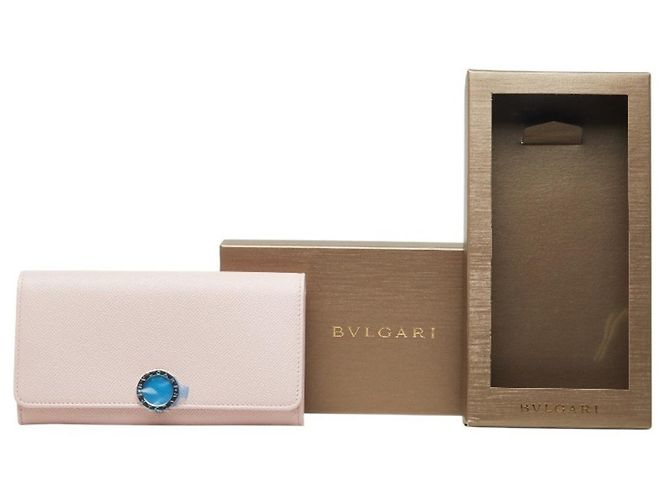 Bulgari Cartera larga de cuero rosa Bvlgari - vista 10