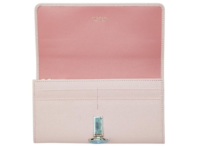 Bulgari Cartera larga de cuero rosa Bvlgari - vista 6