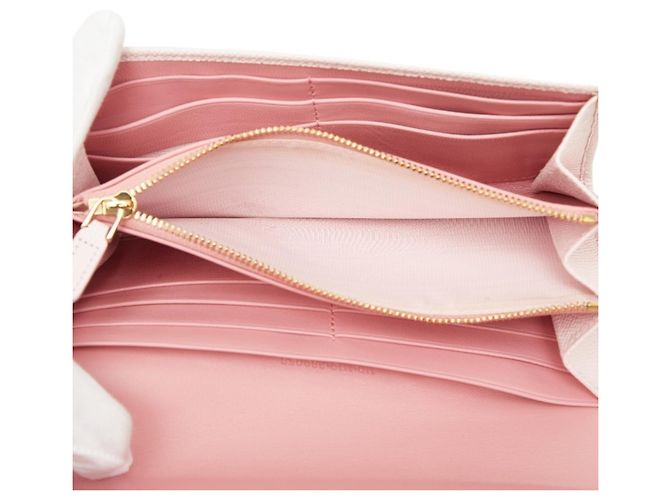 Bulgari Cartera larga de cuero rosa Bvlgari - vista 7