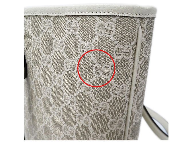 Borsa Tote Gucci Ophidia Medium Bianco Beige - vista 9