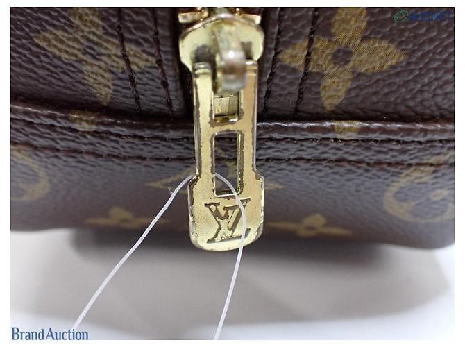 Louis Vuitton Monogramissime Bowling in tela Monogram e Exotics Marrone - vista 3