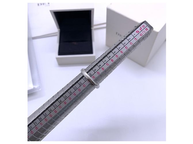 De Beers Diamantring Halo 1,03 Karat Silber - Ansicht 8