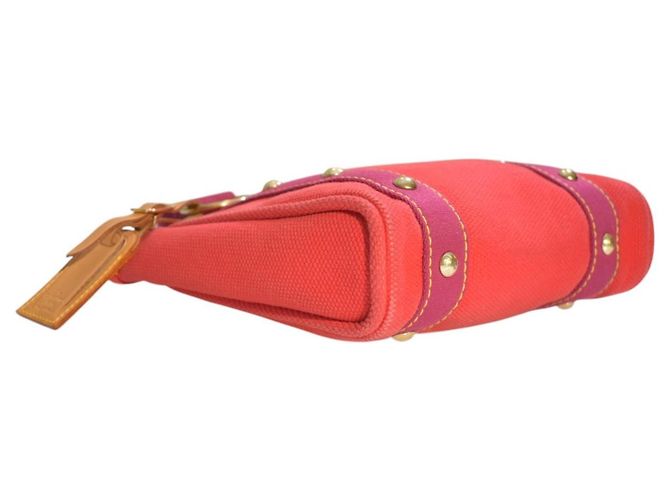 Louis Vuitton Antigua Cabas PM Borsa Tote Rossa Fucsia M40038 Rosso - vista 8