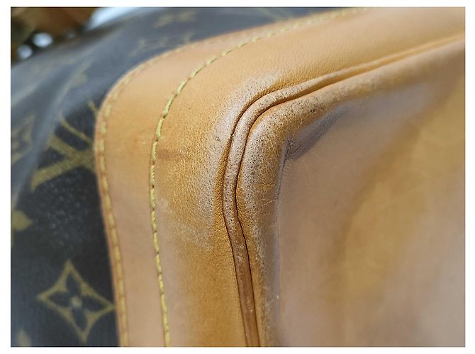 Louis Vuitton Noe in pelle Epi Marrone - vista 2