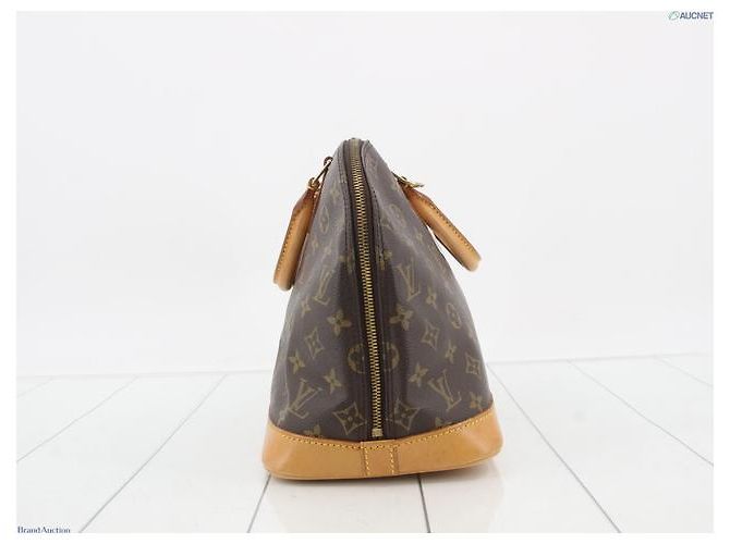 Louis Vuitton Monogramissime Bowling Monogram Canvas und Exotics Braun - Ansicht 3