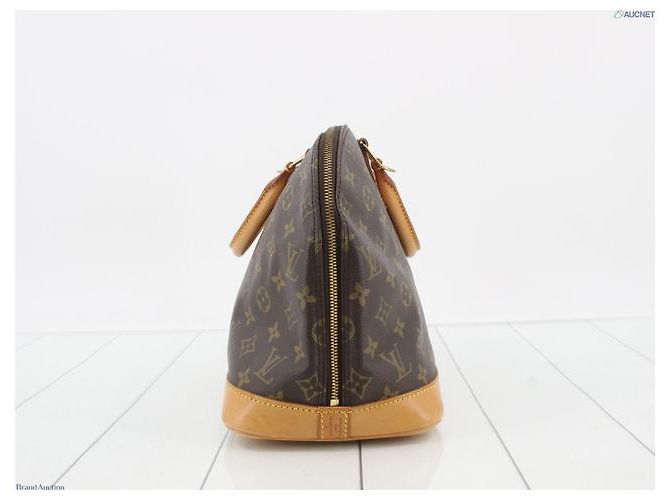 Louis Vuitton Monogramissime Bowling Monogram Canvas und Exotics Braun - Ansicht 4
