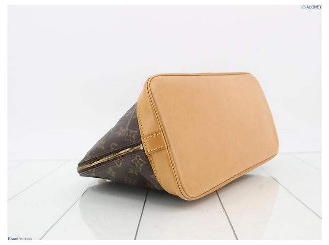 Louis Vuitton Monogramissime Bowling Monogram Canvas und Exotics Braun - Ansicht 5