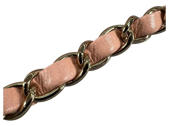 Borsa a Spalla Chanel Deauville Rosa - vista 11