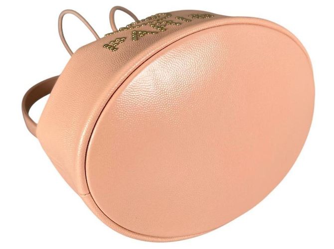 Borsa a Spalla Chanel Deauville Rosa - vista 3
