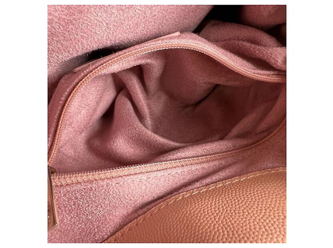 Borsa a Spalla Chanel Deauville Rosa - vista 6
