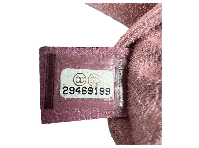 Borsa a Spalla Chanel Deauville Rosa - vista 7