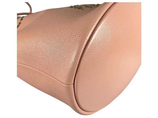 Borsa a Spalla Chanel Deauville Rosa - vista 8