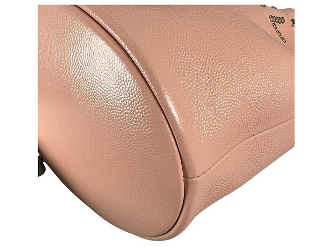 Borsa a Spalla Chanel Deauville Rosa - vista 9