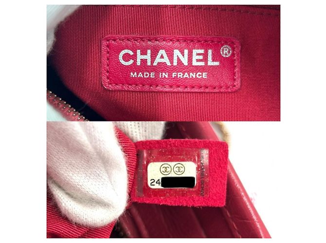 Borsa a tracolla Chanel Gabrielle de Small Hobo Chain Rosa Rosso - vista 5