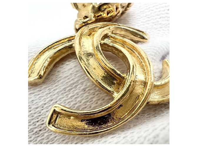 Orecchini Chanel Vintage Gold Clip D'oro - vista 5