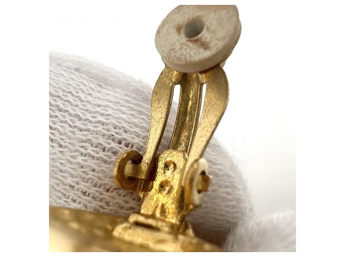 Orecchini Chanel Vintage Gold Clip D'oro - vista 7