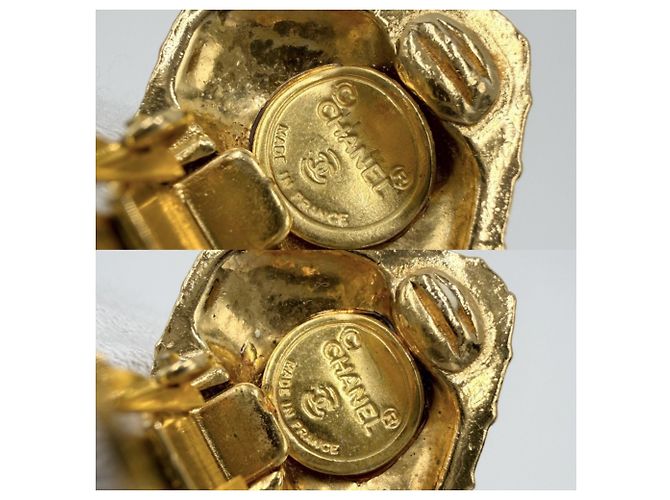 Orecchini a clip dorati Chanel D'oro - vista 4