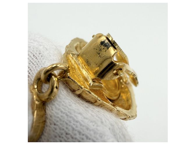 Orecchini a clip dorati Chanel D'oro - vista 6