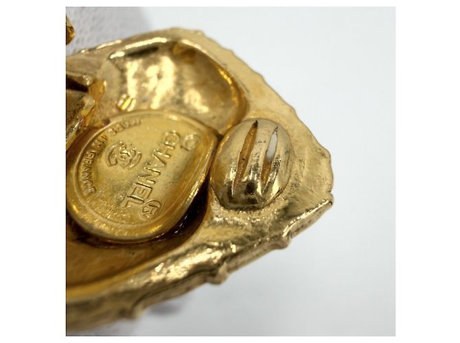Orecchini a clip dorati Chanel D'oro - vista 7