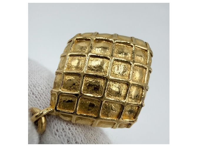 Orecchini a clip dorati Chanel D'oro - vista 8