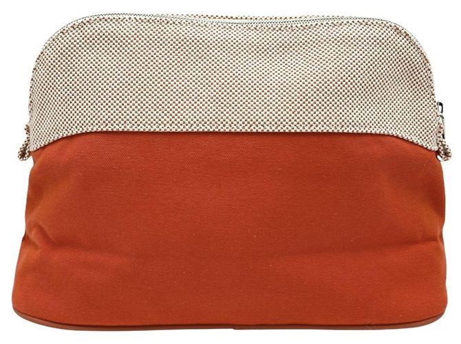 Hermès Hermes Bolide Pouch MM Beige Arancione - vista 2
