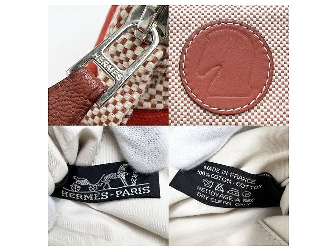 Hermès Hermes Bolide Pouch MM Beige Arancione - vista 5