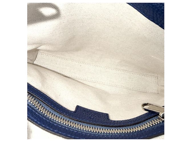 Borsa a tracolla Gucci Jumbo GG Small Blu - vista 4