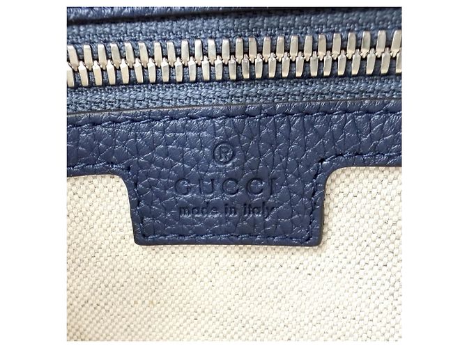 Borsa a tracolla Gucci Jumbo GG Small Blu - vista 5