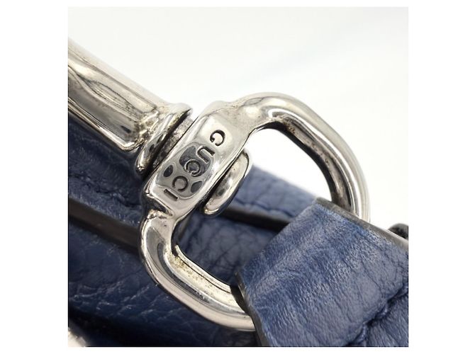 Borsa a tracolla Gucci Jumbo GG Small Blu - vista 8