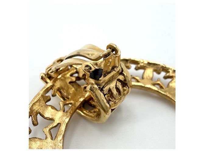 Timeless Orecchini a clip Chanel Vintage D'oro - vista 7
