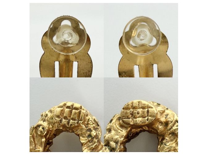 Orecchini a clip dorati Chanel D'oro - vista 3