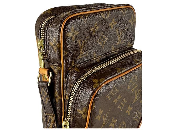 Borsa a tracolla Louis Vuitton Marrone Monogram Monogramma - vista 7
