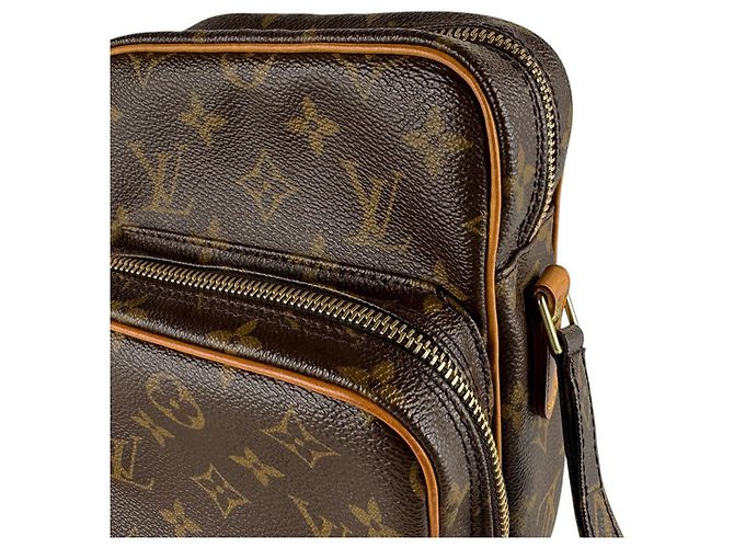 Borsa a tracolla Louis Vuitton Marrone Monogram Monogramma - vista 8