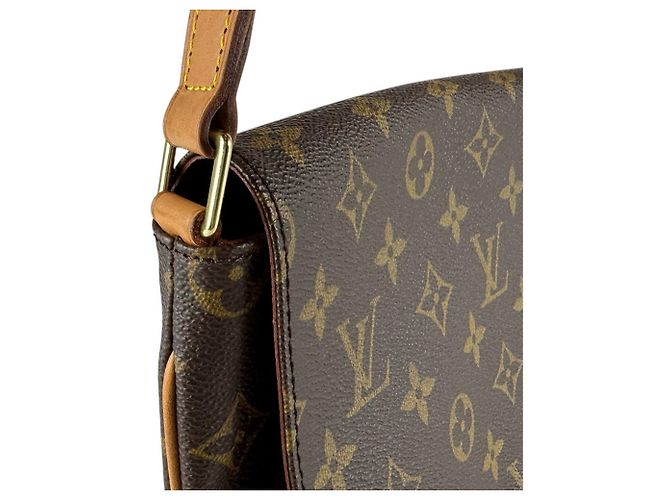 Borsa a Spalla Louis Vuitton Monogram Marrone Monogramma - vista 7