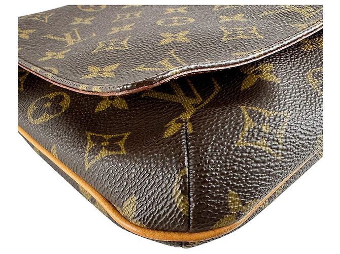 Borsa a Spalla Louis Vuitton Monogram Marrone Monogramma - vista 9