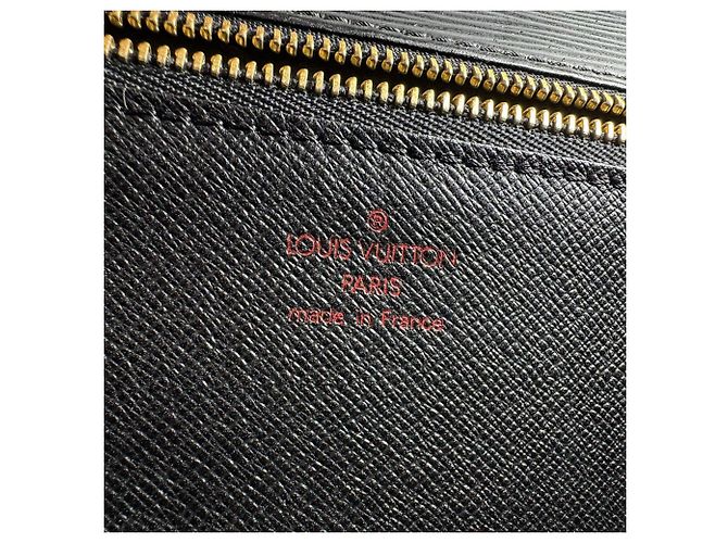Borsa Louis Vuitton Epi Monceau Nero - vista 11