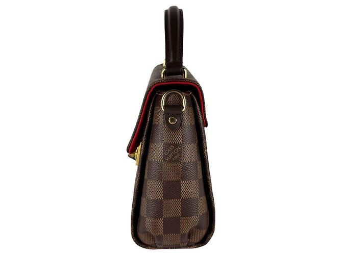 Borsa Louis Vuitton Damier Croisette Marrone Damier ebene - vista 2