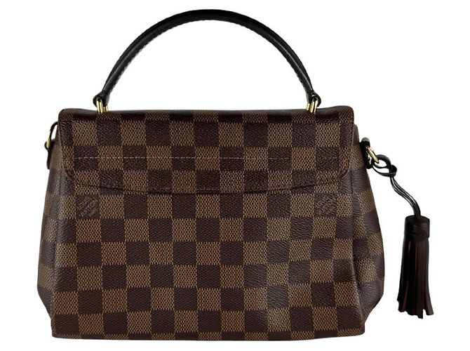 Borsa Louis Vuitton Damier Croisette Marrone Damier ebene - vista 3