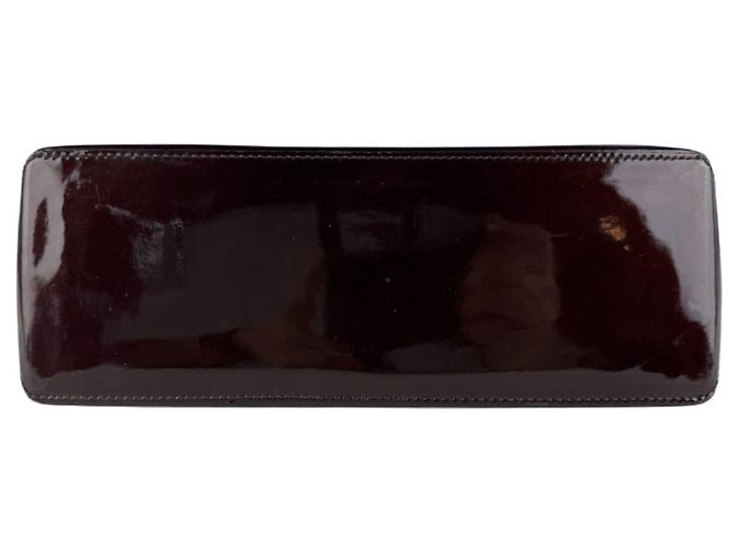 Borsa Louis Vuitton Monogram Vernis Wilshire PM Bordò - vista 4