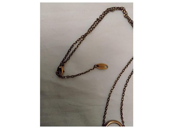 Balenciaga Collana con Pendente Hourglass D'oro - vista 2