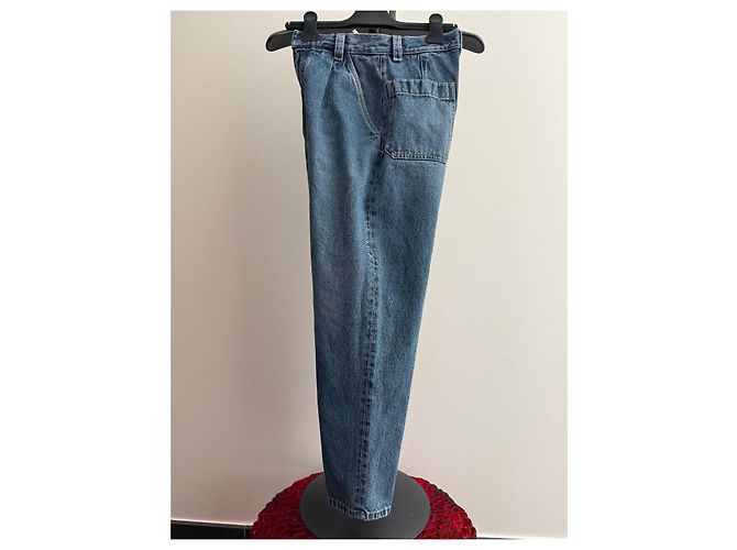 Abeille Dior Blaue Denim Cargo-Jeans - Ansicht 5